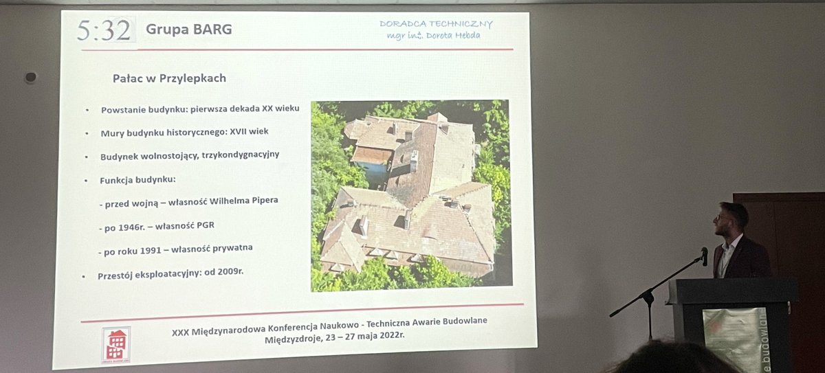 BARG_group's tweet photo. Na konferencji Naukowo-Technicznej Awarie Budowlane
nie mogło zabraknąć przedstawicieli naszej firmy, którzy wygłosili bardzo ciekawy referat dotyczący częstego w dzisiejszych czasach problemu zaniedbywania obiektów zabytkowych. 

https://t.co/YAExcwn28T

#EkspertyzyBudowlane https://t.co/DPSNZARb1C