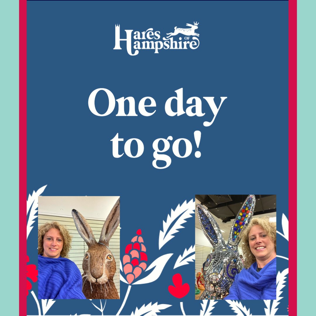 HWB_Accountants's tweet photo. Our Director, Michaela, got a sneak peek at the finished Hares last week, and we're very excited to see all 30 of them (and the lovely leverets) out and about in the streets of #southampton and #winchester from tomorrow!
 #wheresthehare @Themurrayparish @HaresHampshire https://t.co/SjxnUHwhvZ