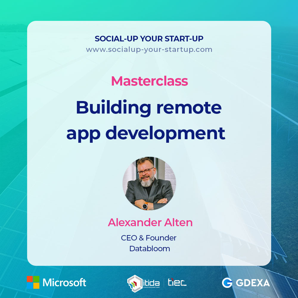 GDEXA1's tweet photo. Alexander is a series Entrepreneur with his recent Data &amp; AI Start-Up https://t.co/EwgLxQQdE6. 
He is an admired developer &amp; big data expert with more than 20y of experience &amp; author of infinimesh with multiple board seats in NGOs.

#socialup #startupegypt #socialentrepreneurship https://t.co/rFNZQMecGk