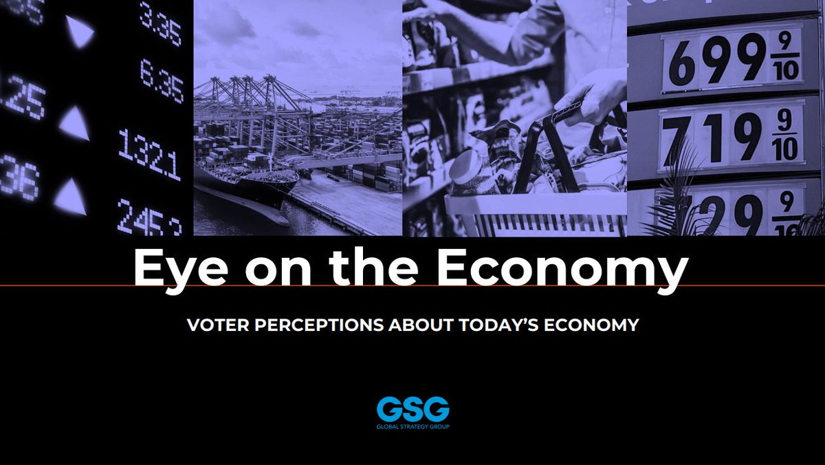 GSG's tweet image. Today we launched the latest installment of our research series Eye on the Economy – a study looking at the complicated issues contributing to voters’ views on the economy.  

Read the full report: globalstrategygroup.com/gsgs-eye-on-th…