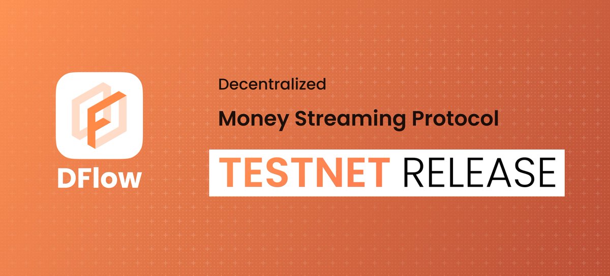 We are thrilled to announce the DFlow testnet! Join our testnet event, if you have anything in mind, give us feedback at: forms.gle/xdibHtNJcGmyz1…