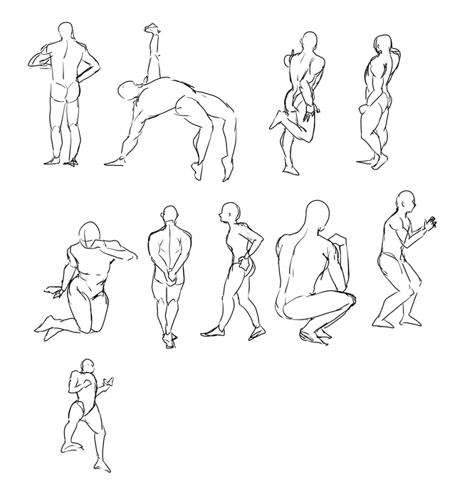 ちょっとでも体がうまく描けるように
30秒ドローイングなどしています。

報われる日が来ると信じてるっっ😭 