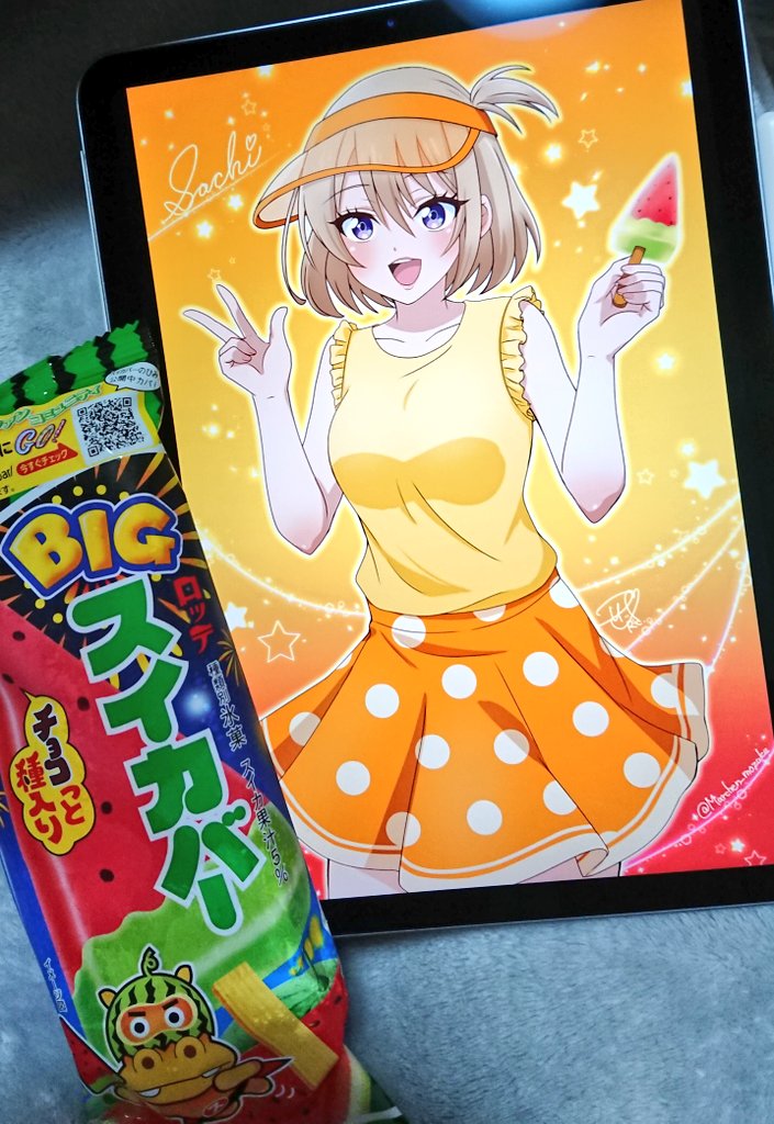 幸と一緒にスイカバー #カッコウの許嫁 #幸しか勝たん スイカバー