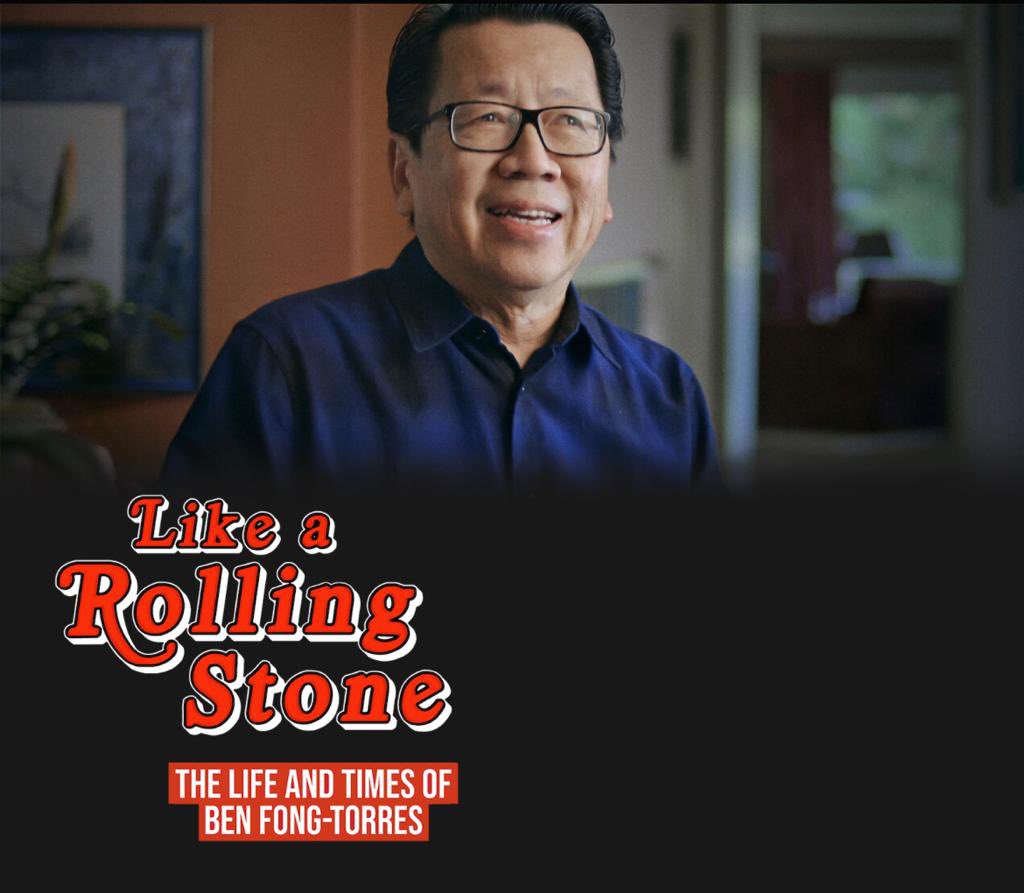 nithriverrecords (@nithriverrecor1) on Twitter photo I have a great recommendation for you!
“Like a Rolling Stone:The Life & Times of Ben Fong-Torres” (Netflix)
Fong-Torres is a journalist, author, broadcaster and editor for <a href="/RollingStone/">Rolling Stone</a> A fascinating life and an interesting man, you need to see this! #rollingstonemagazine I have a great recommendation for you!
“Like a Rolling Stone:The Life & Times of Ben Fong-Torres” (Netflix)
Fong-Torres is a journalist, author, broadcaster and editor for <a href="/RollingStone/">Rolling Stone</a> A fascinating life and an interesting man, you need to see this! #rollingstonemagazine