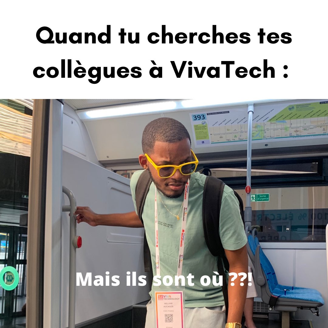 Techexplorers10's tweet photo. C’était ça toute la journée 🥲 #ESDxVivatech #VivaTech https://t.co/78IgHpJ3PN