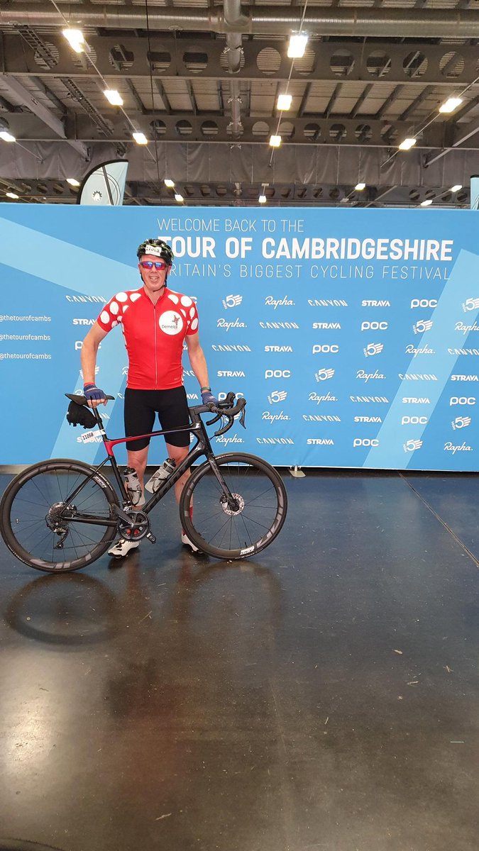 Demelza_Vicky's tweet photo. Another leg of Matthew Hill's epic summer of cycling complete ✔ - the 100mile #TourofCambridge in just over 6hrs.

Matthew wants to raise £12,709 to "Pay for a Day" of care at @DemelzaHospice. Follow his story here: https://t.co/CPWD0kh2BW 

Up next, the #Vätternrundan, #Sweden! https://t.co/Kigf6Zt8jr