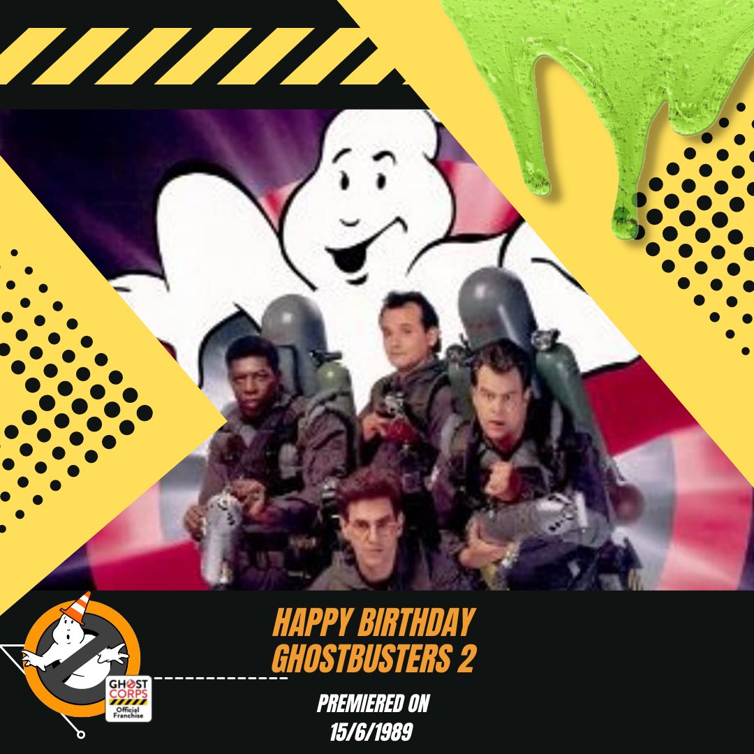 GlasgowBusters's tweet photo. Happy Birthday Ghostbusters 2!
#ghostbusters #ghostbusters2 #BillMurray #haroldramis #erniehudson #danaykroyd #ivanreitman #jasonreitman #protonpack #slimeblower #toohottohandle https://t.co/MfGqYIYjJr