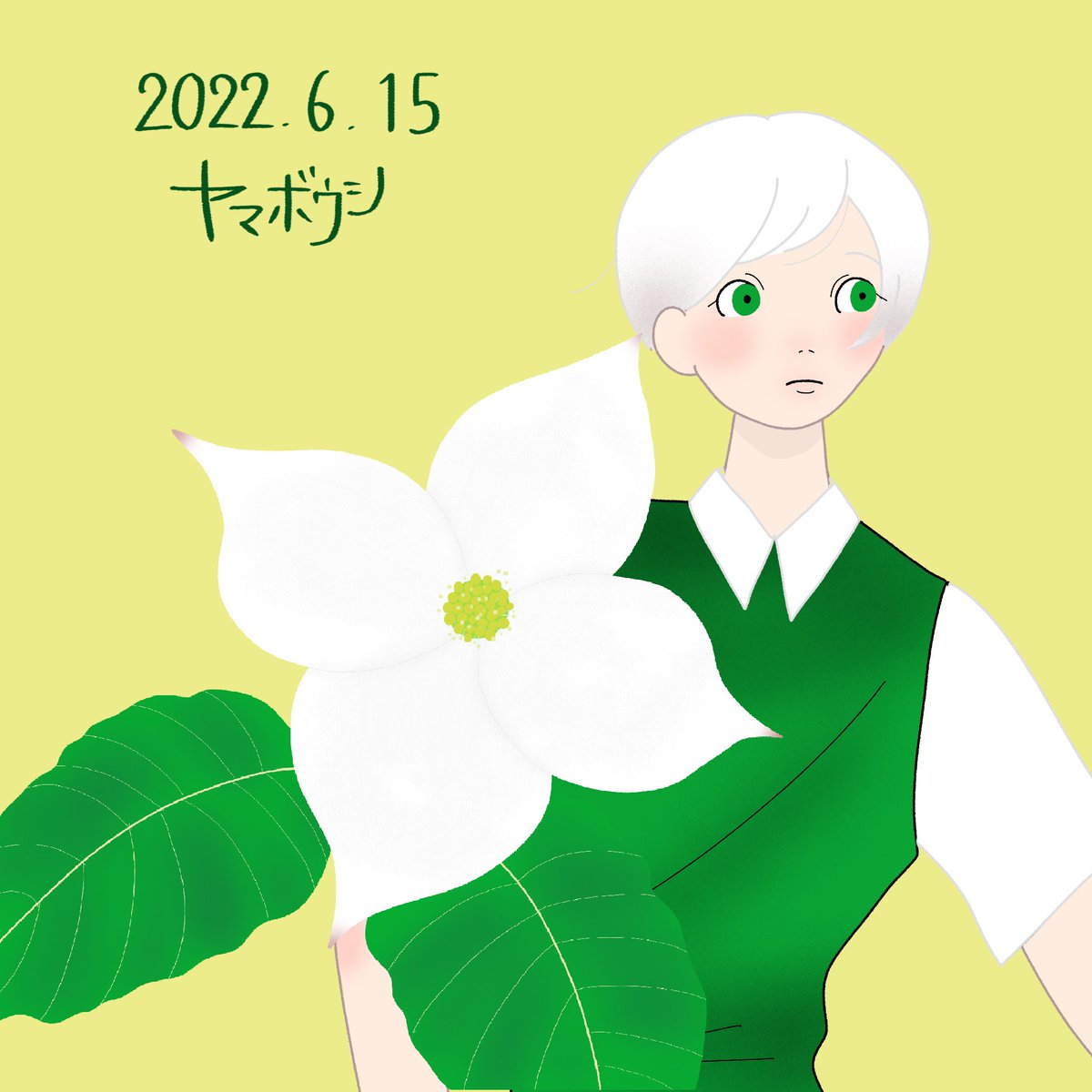t0rakeina's tweet photo. 6月15日「ヤマボウシ」
「友情」

#イラスト練習
#illustrationtraining
#イラスト日記
#練習絵日記2022 https://t.co/S0B9tlTBmX