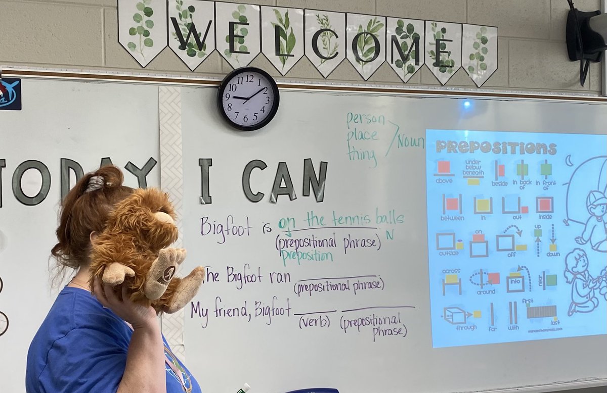 dooley_natalia's tweet photo. Great morning learning prepositions with Big Foot and coding at our secondary @mcsELcamp #MadisonESL #mcslearn https://t.co/0fDmkQSc1w