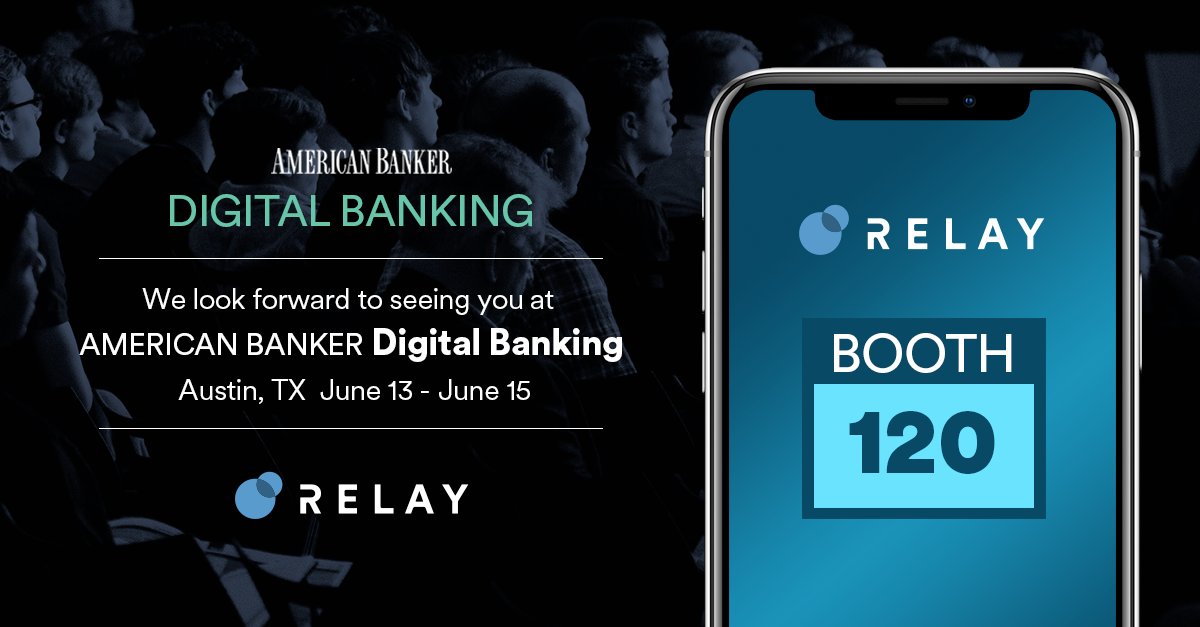 Relayit's tweet photo. Today is the last day of the @AmerBanker #digbanking event!
We don't want to miss you. Stop by #Booth120 to learn how to achieve true engagement that results in a 600% ROI.
#CustomerExperience #youneedaFeed #DigitalBanking https://t.co/C8jvLyvCX2
