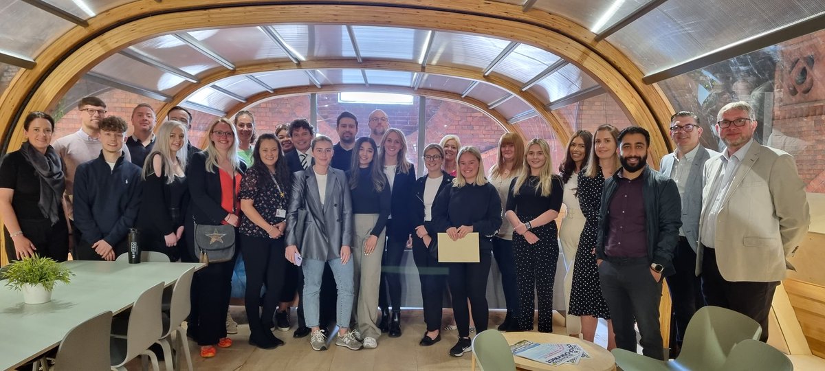 GP_DevTeam's tweet photo. Yesterday our colleague Ashley completed the Bric by Bric Development Course for 21-22. Finishing the course with a presentation in front of an executive board including @GphgHspencer. Personal Development is top of the agenda at Great Places. #BuildingGreatness @SafferCooperLtd https://t.co/6nD36DtjZR