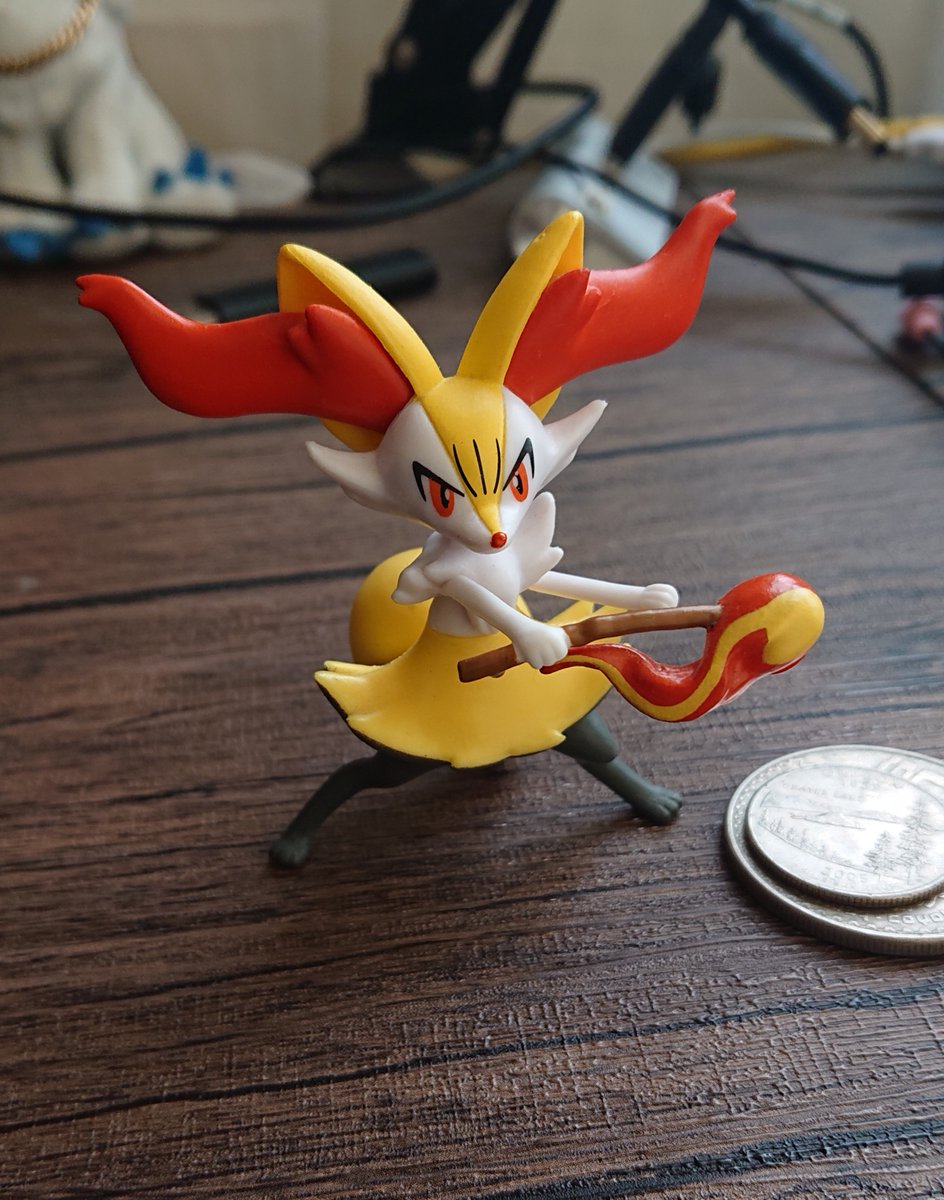 Eryz_01's tweet photo. Morning Doodle based on a figurine I have in my desk
#braixen #テールナー https://t.co/Qy5MyaEqdb