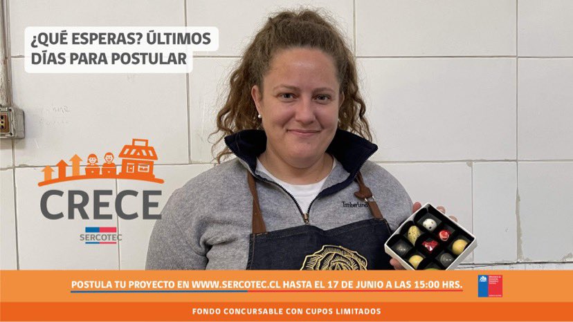 SERCOTECSexta's tweet photo. Quedan pocos días para el cierre de la convocatoria al #FondoCrece2022📈✨ y queremos que seas parte de este proceso.
 
Descarga las bases y requisitos de acuerdo a tu región en: https://t.co/hHaIqlUDMg https://t.co/dqGFPxcDsK