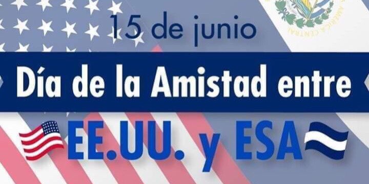 RodriEscobarSV's tweet photo. #15deJunio #DíaInternacionalDeLaAmistadadEEUUESA❤️💙

En este día especial conmemoramos nuestra fraterna amistad entre El Salvador y los EEUU, país que nos apoya y que ha acogido a muchos salvadoreños en su tierra.

¡Infinitas gracias pueblo americano!🇺🇸🇸🇻🤝
@USEmbassySV @USAmbSV https://t.co/KG7OKugpTE