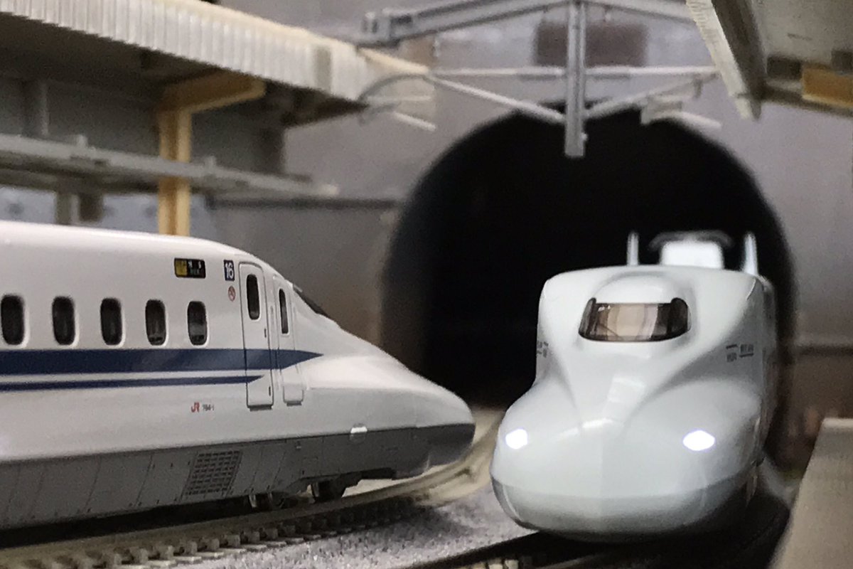 deto_1122's tweet photo. トンネルモジュールで青函トンネルと新神戸駅。 https://t.co/i9bxj2i7et
