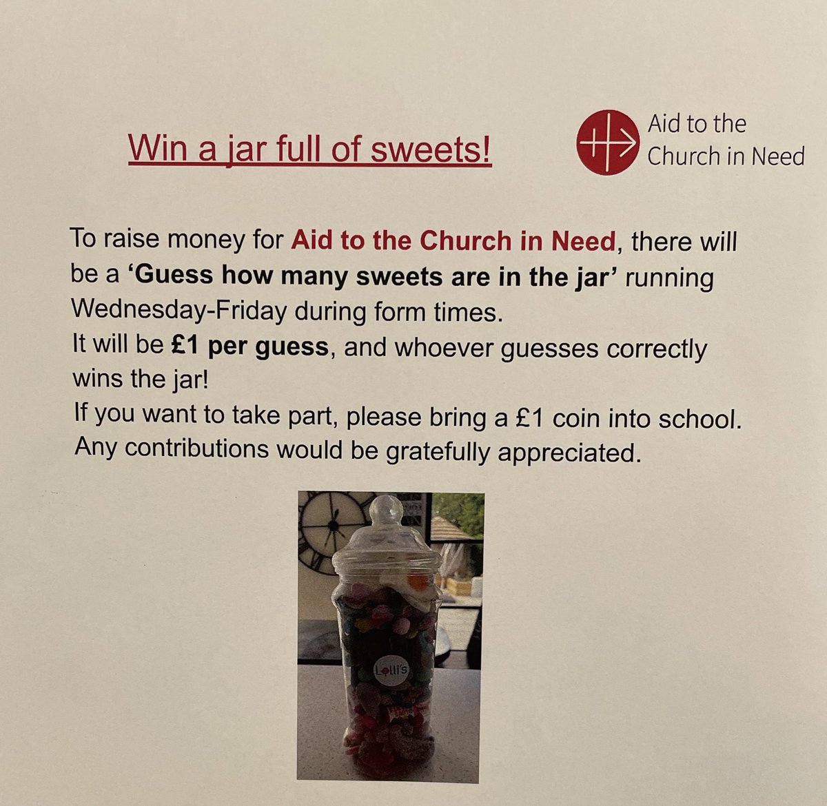 Coloma_RS's tweet photo. After learning that the persecution of Christians is at its worst in history, Isabella decided to support the work of @acn_uk. Since then she has spoken about the topic in assemblies, created a display board and is running this week her first fundraising event. #FaithInAction https://t.co/krGfePGM9m