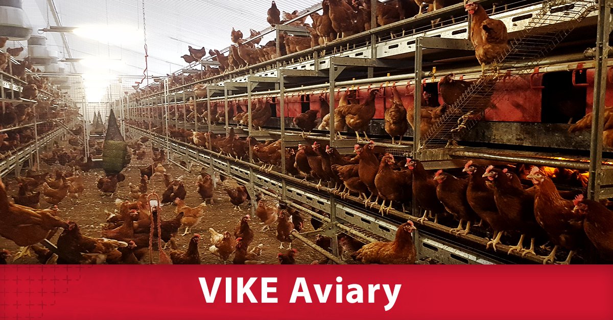 Better bird performance. Lower maintenance. What else do you need to know about our VIKE Aviary?
