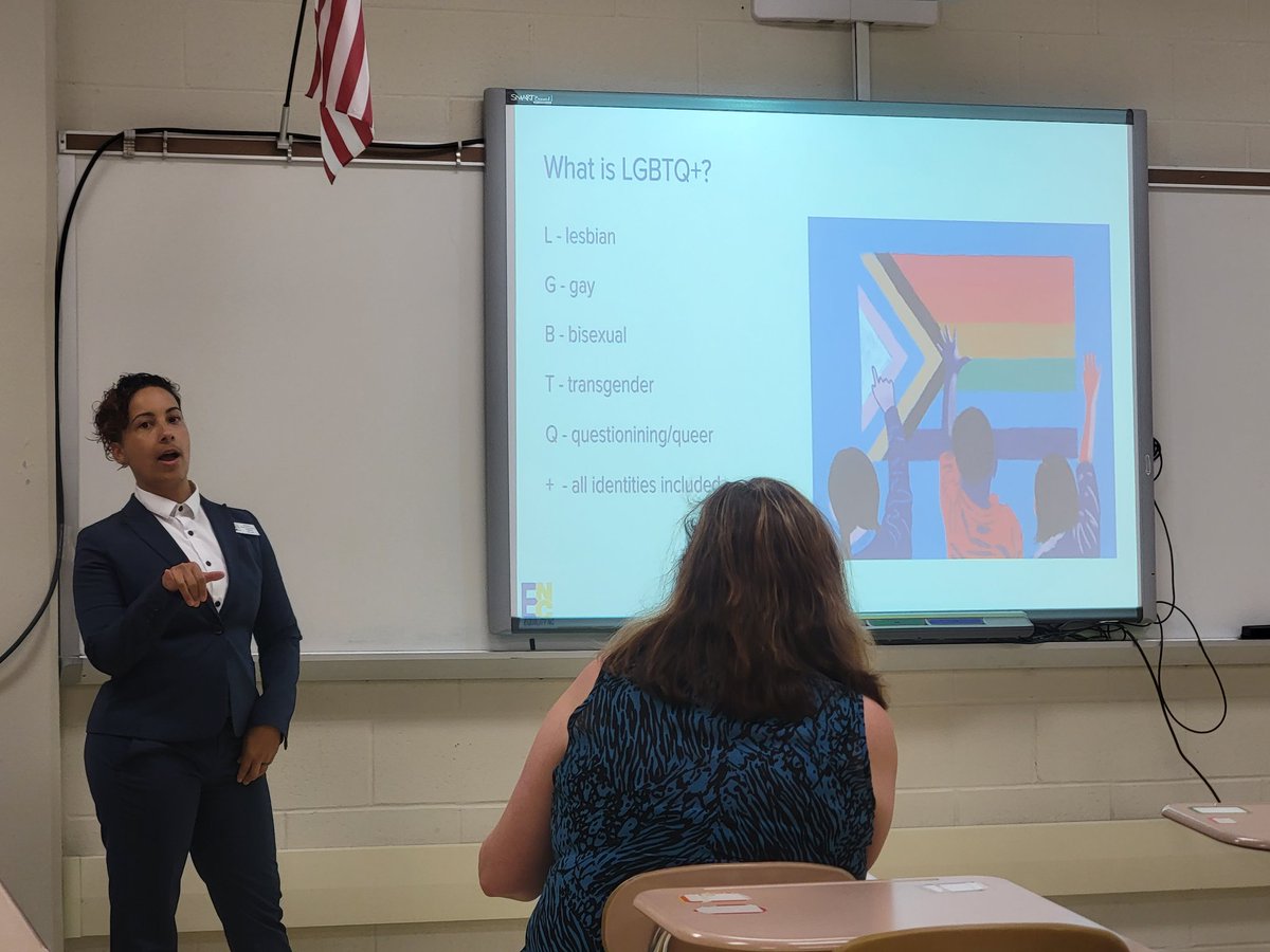 CCSIABS's tweet photo. Informative session,  "Supporting LGBTQ+ Students in the Classroom" with @RebbyKern @EduKandyDandy @TeleTeaching @mellottahill1 @CumberlandCoSch #ccssummerleadershipinstitute22 https://t.co/pkAaEzwvQr
