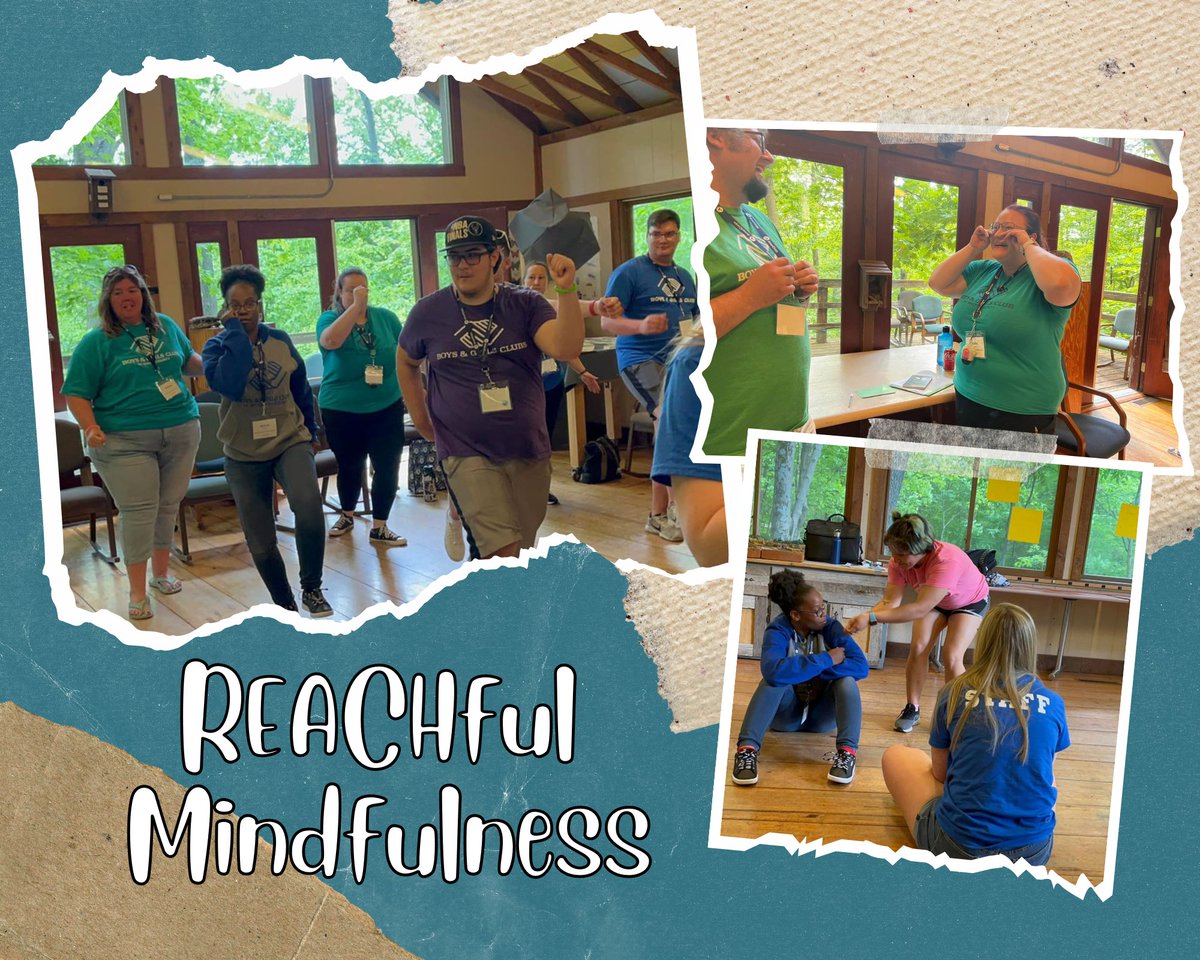Our R.E.A.C.H (Re-Imagining Enrichment,
Academics, and Community Health) grantees joined us
at Bradford Woods for a day and half of mindfulness
and connection. This grant has a specific performance
measure regarding staff development and wellness.
#kidgrit #REACH #iabgc