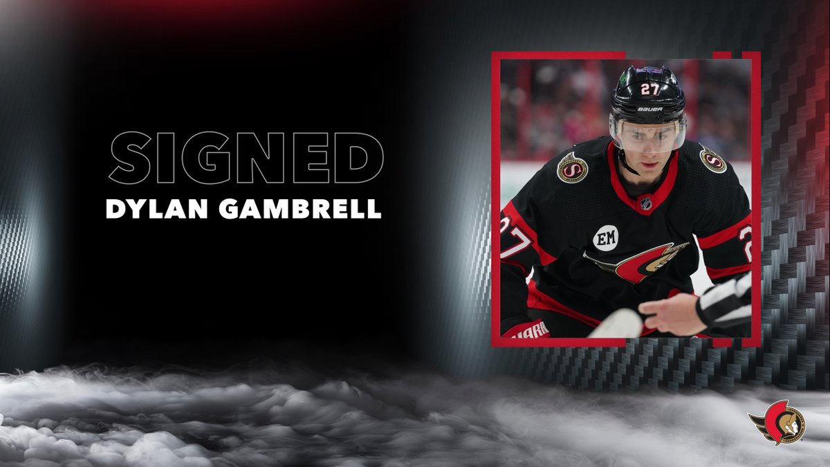 Media_Sens's tweet photo. News Release: #Sens sign forward Dylan Gambrell to a one-year contract extension: https://t.co/K9onIh9qOx https://t.co/UbVLV7NLet