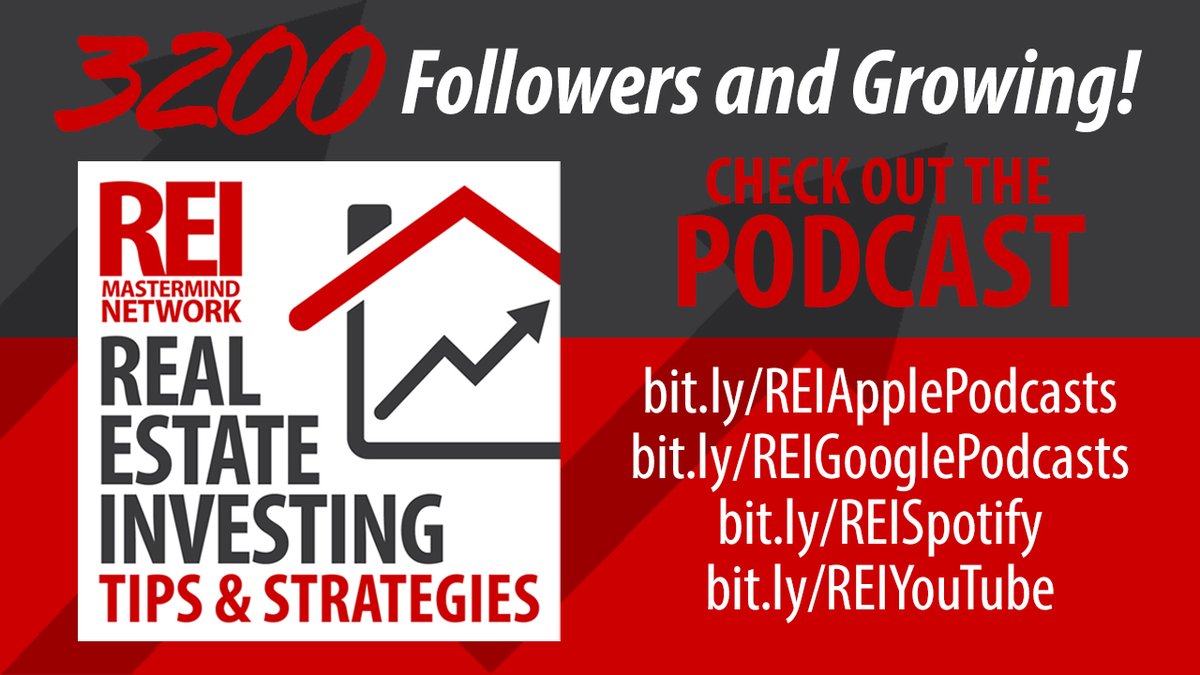 Thanks for following the @rei_mastermind Network!
@ptbinvest2
@SchoolbusLifeE1
@B_Vision1
@ApartmentAssur1
@JamShah12499500
@OfficialReferHR
@RazakiTravel
@VeraWil45
Check out the podcast for actionable strategies from leading #RealEstateInvesting experts! REIMastermind.net