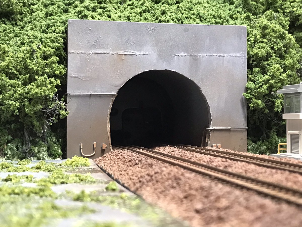 deto_1122's tweet photo. 北陸トンネル風モジュール。 https://t.co/vVCQhle5ZM