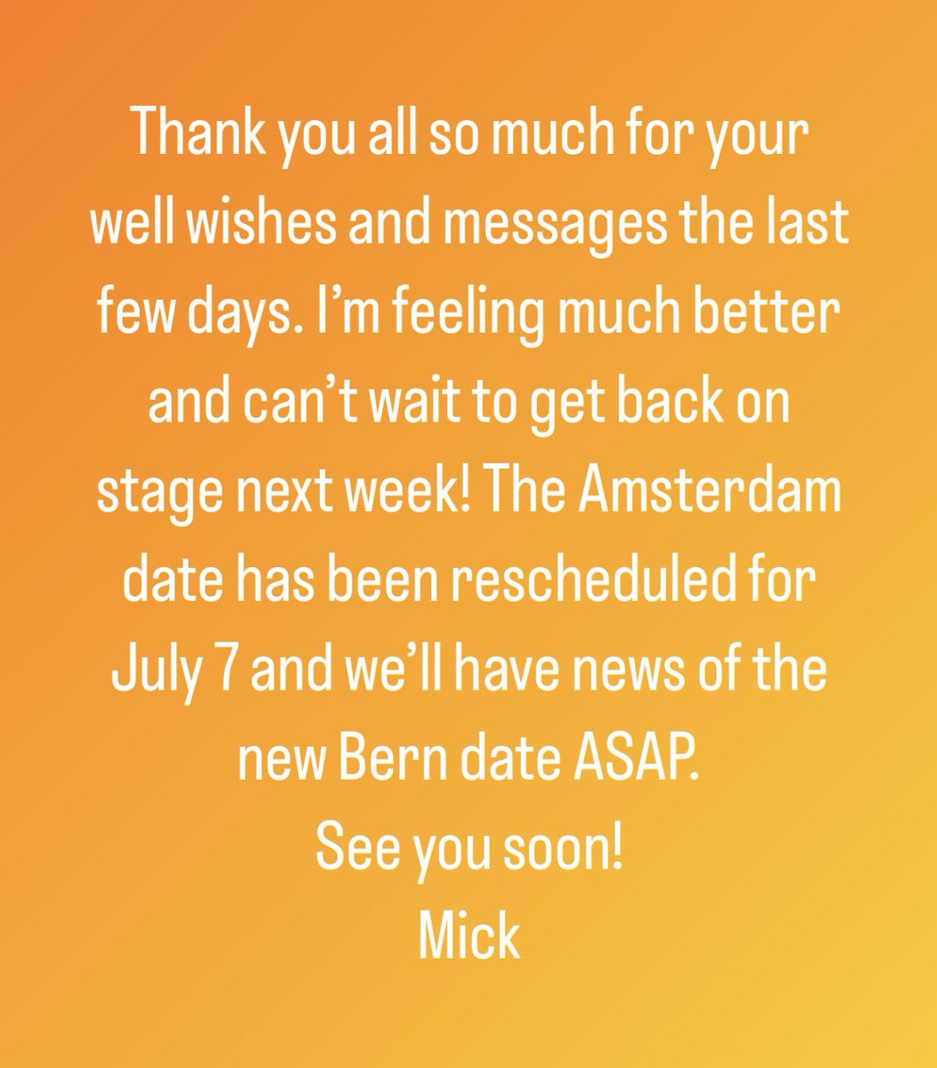 Mick Jagger (@mickjagger) on Twitter photo 