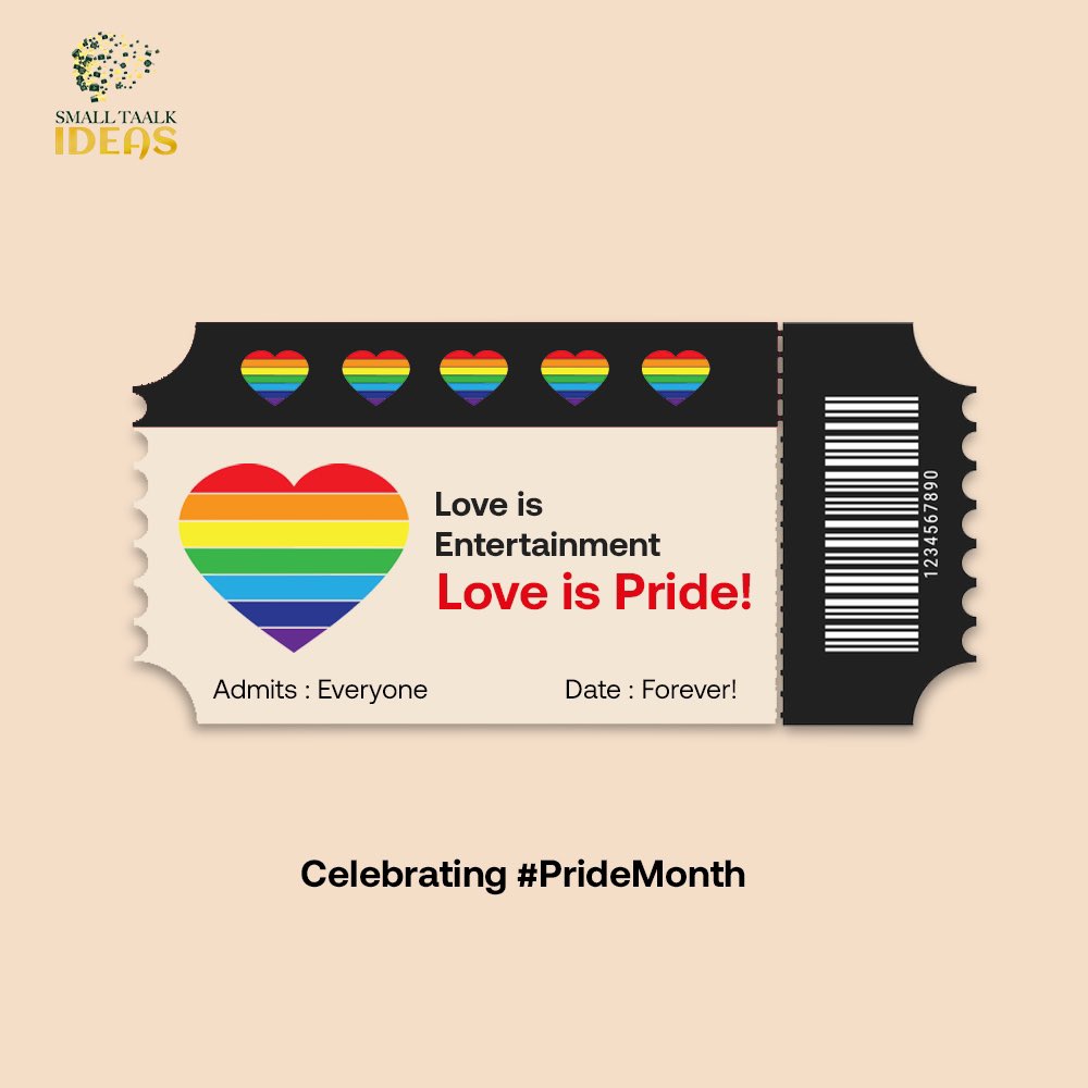 smalltaalkideas's tweet photo. Love is too beautiful to be hidden in the closet! Live with Pride, Love with Pride!
.
Celebrating #PrideMonth
.
#pride #pridemonth #loveislove #liveisforall #loveispride #entertainment #entertainmentforall https://t.co/aJ9tVBe56a