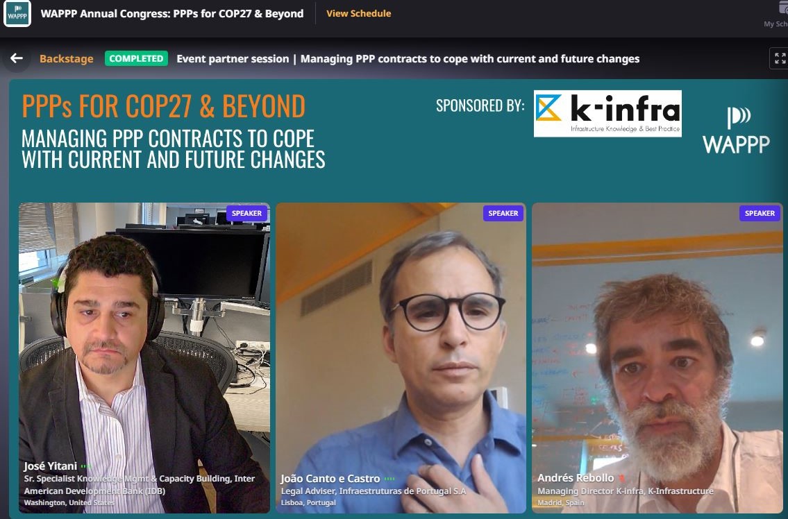 JYitani's tweet photo. @K_infra and @WAPPP-World Association of PPP Units &amp; Professionals. to share the floor with João Canto e Castro, Verona Vacianna and Richard Foster.
Great opportunity to share @the_IDB LAC findings  on #Contract #Management https://t.co/iYbYjNXWHU