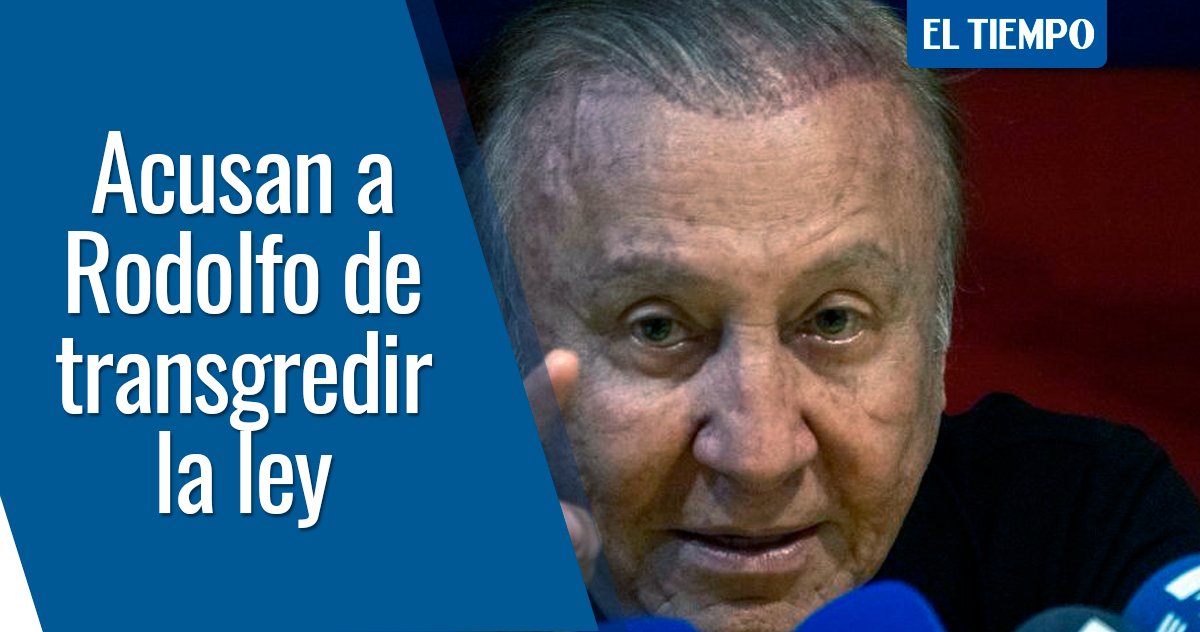 ELTIEMPO's tweet photo. 🔴 Por estar imputado en un proceso por posible corrupción contra la administración pública, la ley prohíbe utilizar recursos propios para financiar campañas políticas. Esta es la denuncia ➡️ https://t.co/rXpMh6MLmN https://t.co/9q4mAv8piH
