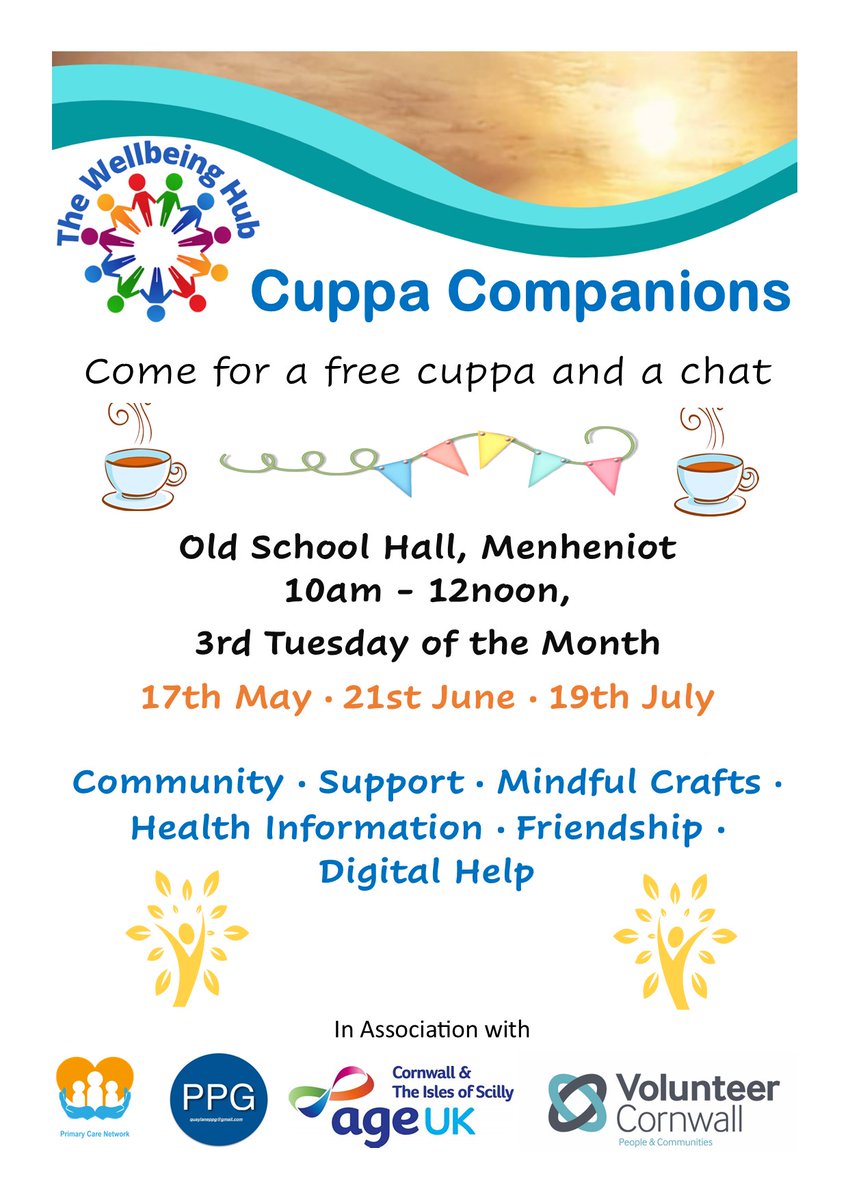 LSmith8836's tweet photo. On Tue 21st June, Jane who is a Disability Employment Adviser is at Cuppa Companions in Menheniot and can offer information getting into work when you need additional support due to your health. Pop in to see Jane or simple enjoy a cuppa and a chat ☕ https://t.co/YWoHsdsnNO