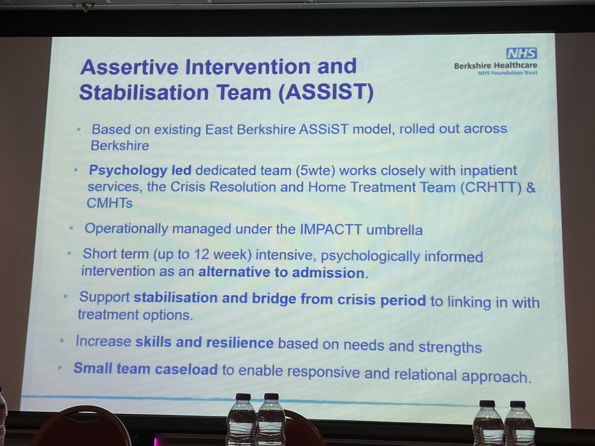 <a href="/DrC_Forster/">Chloe Forster</a> Sorana Berry &amp; <a href="/DrC_Forster/">Chloe Forster</a> are speaking at #BIGSPD22 about the Assertive Intervention and Stabilisation Team at <a href="/BHFT/">Berkshire Healthcare</a>