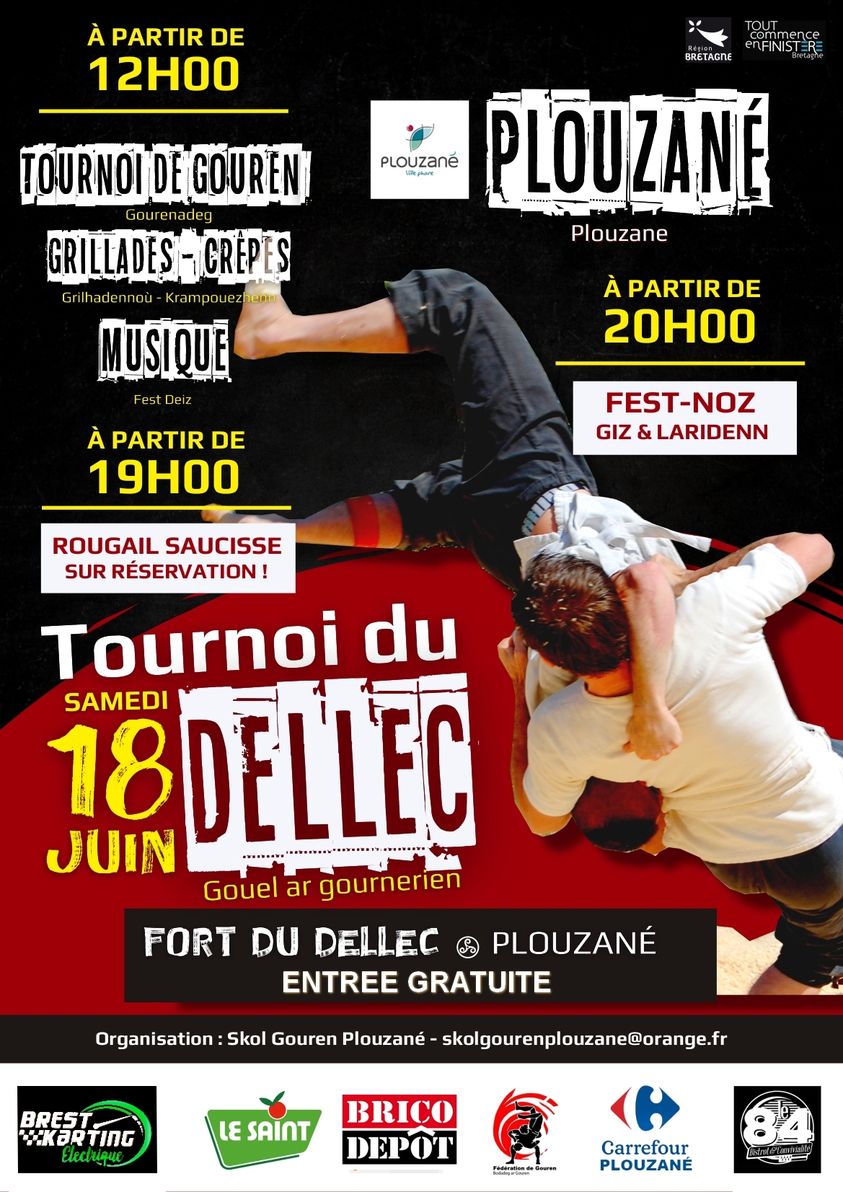 [ Tournoi d'Eté 🌞🤝]
La saison continue et cette fois-ci direction le Fort du Dellec à #Plouzané (29) pour un nouveau tournoi organisé par la Skol #Gouren Plouzané ! 🙌
#Finistère #Bretagne #Lutte