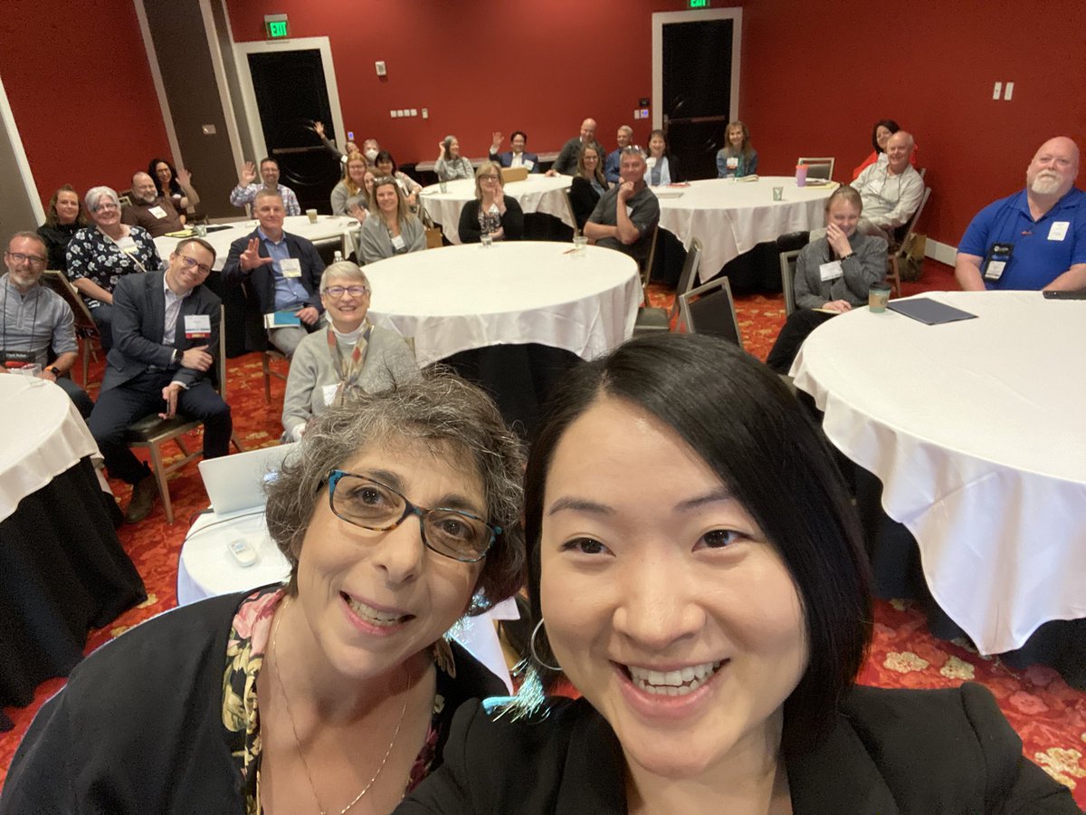 JillLeeChang's tweet photo. .@BayviewSeattle CEO Nancy &amp; I had  a blast presenting on ‘The Least Popular Kid at the Party: One #LifePlanCommunity’s Journey through #Covid.’ @LeadingAgeWA thank you for a memorable conference. #momentum #leadingage https://t.co/rY77yhKBeg
