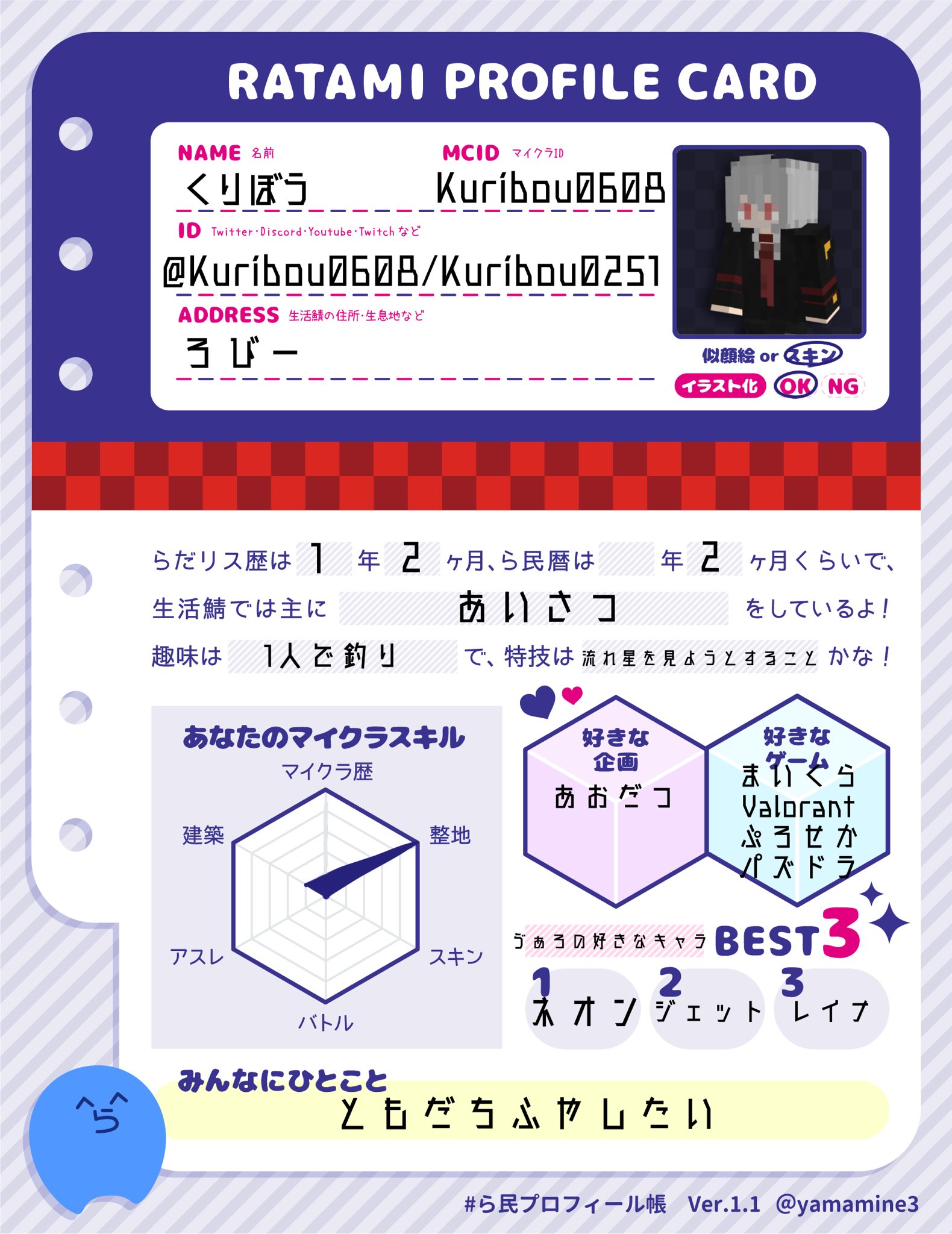 らら☆プロフみてね様☆専用ページ ら民プロフィール帳 – търсене / X