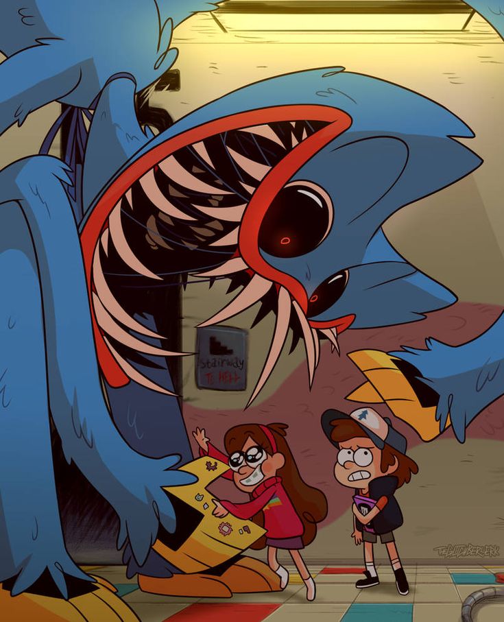 Huggy wuggy in gravity falls