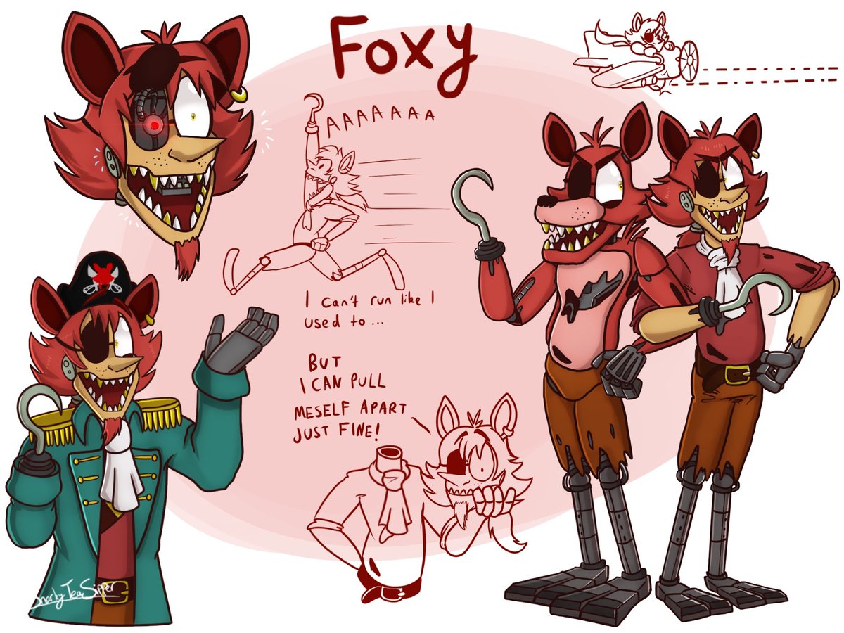 FNAF foxy humanoid