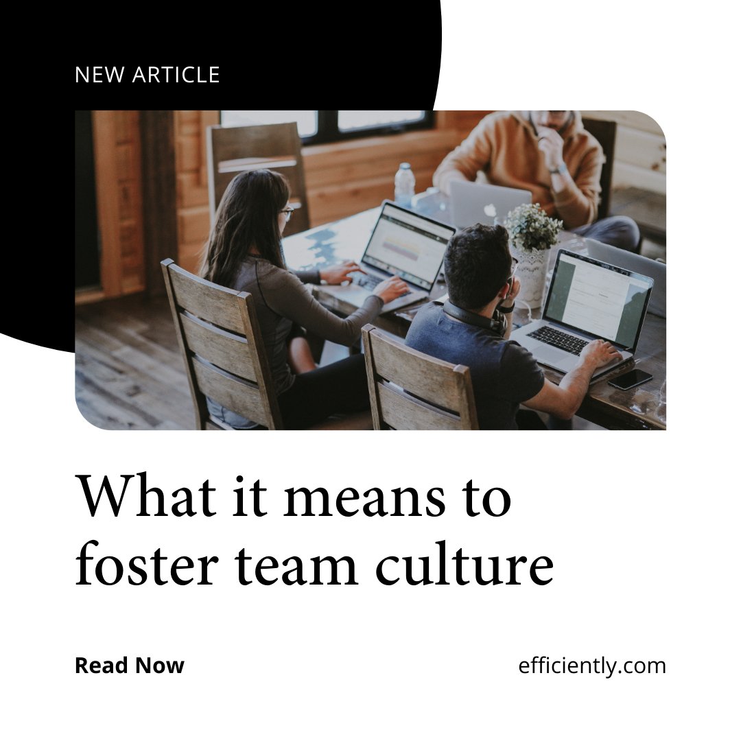 _efficiently_'s tweet image. Whether you&apos;re a small, medium, or a large company operating out of an office, your home, or completely remote, we share a few ways to cultivate team culture successfully. Read the full story 🔗  efficiently.com/news/