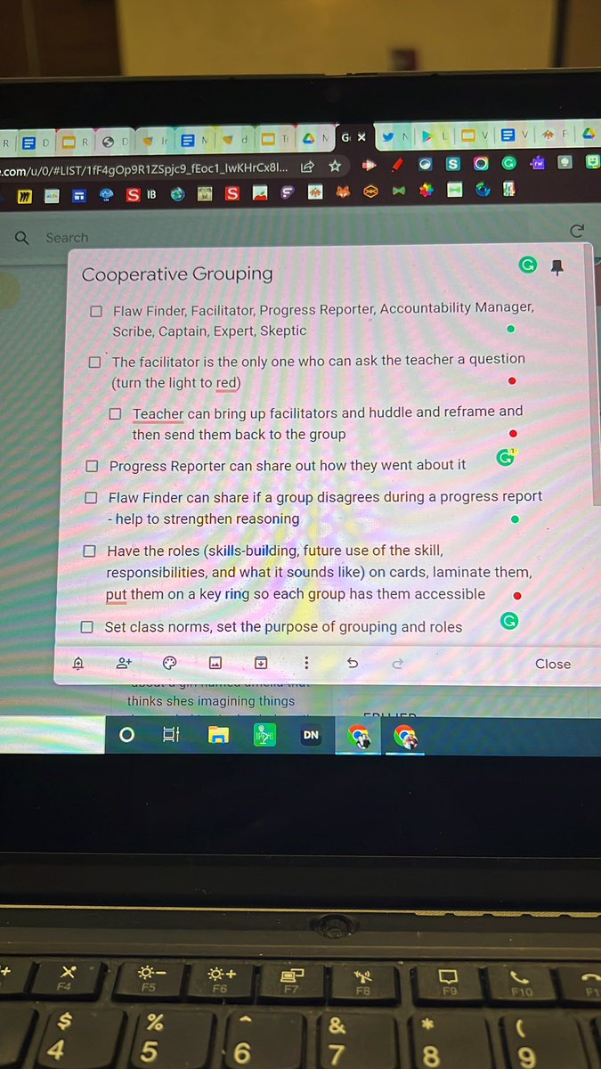Learning about group roles and collaboration to begin my last day of learning at #innedco2022 - Loving all of the ideas flowing through my mind #intention #purpose #productivestruggle