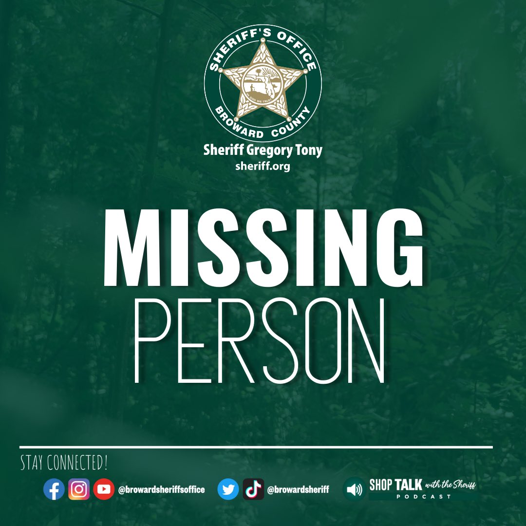 browardsheriff's tweet photo. MISSING PERSON: Have you seen Justice Powers? She was last seen 6/1/22 in 5800 block of North Andrews Avenue in Oakland Park. She was last seen wearing a white shirt and blue jeans. She has a flower tattoo on her right knee. Call 954-321-4268 with info. 
https://t.co/qnflu9MkMC https://t.co/V1FNPBOLAy