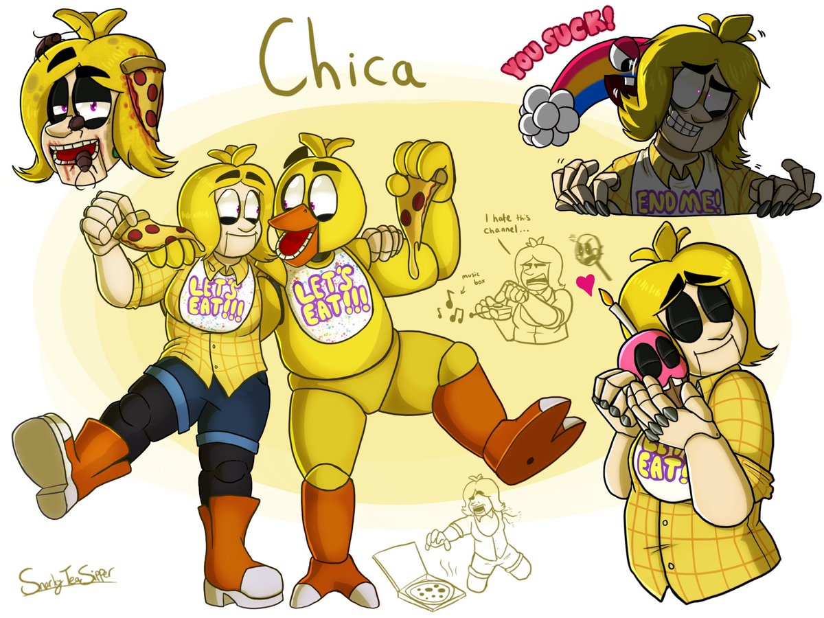 FNAF chica Humanoid