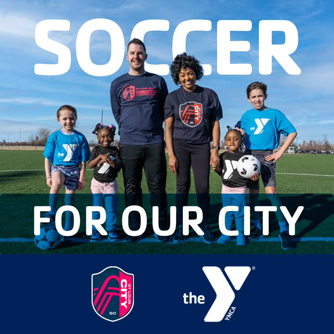We are excited to partner with MLS expansion team <a href="/stlCITYsc/">St Louis CITY SC</a> to make soccer more accessible to youth. Eligible youth at 4 Ys will have the opportunity to participate in youth soccer for only $5 for Y members or $10 for non-members. Learn more: gwrymca.org/stl-city-soccer