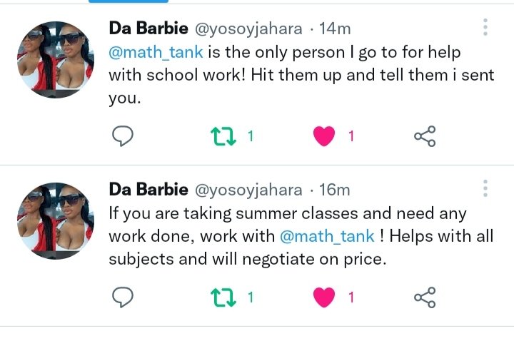 math_tank's tweet image. I&apos;m the plug. HMU up to handle rhem #onlineclasses #math #statistics #Algebra #calculus #trig #homework #stats #Assignment