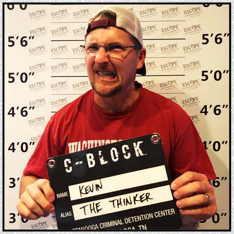 Here is another classic #mugshotwednesday! This is Kevin and believe it or not, this is what peak brain power looks like. Don't think too hard, Kevin!
