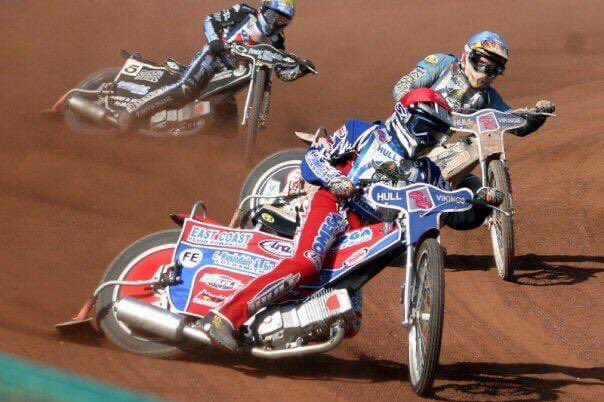 HullVikings's tweet photo. Every Wednesday night watching these two. 💙 #Thorpy #KingKramer #HullNeedsSpeedwaykramer https://t.co/D0BOlEsmAe