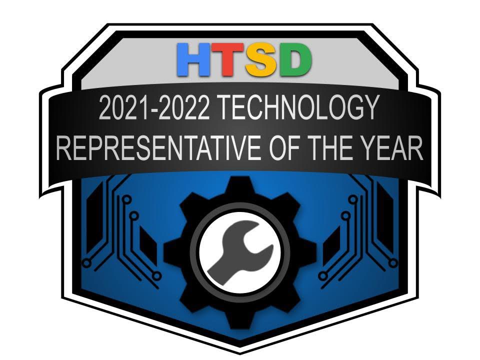 Congrats to our new Technology Representative of the Year Dave Mooney! @WeAreHTSD @HTSD_Tech