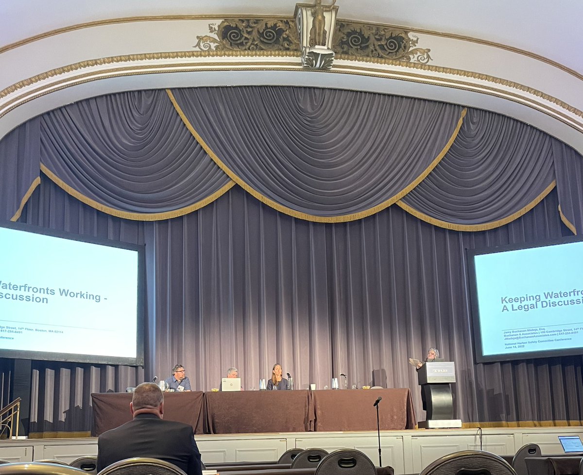 BoatMass's tweet photo. It was a pleasure to attend and support the National Harbor Safety Committee conference in Boston.  Had the pleasure of meeting the first female Commanding Officer of the @USSConstitution B.J. Farrell. #MassBoatingCareers #BoatMA https://t.co/DgXMjvoVaG