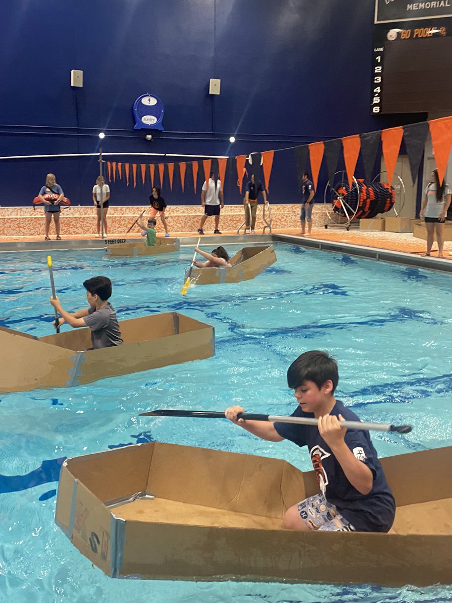 dziegler15's tweet photo. NPE Float your Boat at LHS๐งก๐ testing their designs! #autheticlearning #pbl #engagement #steam https://t.co/JjUVP9xTFX