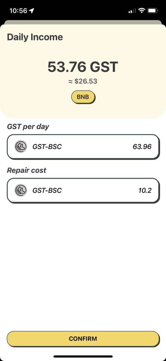 StepnShoemaker's tweet image. My daily earring goes lower and lower 🤪 #STEPN #GMT #Move2Earn #dailyEarning #StepnShoemaker