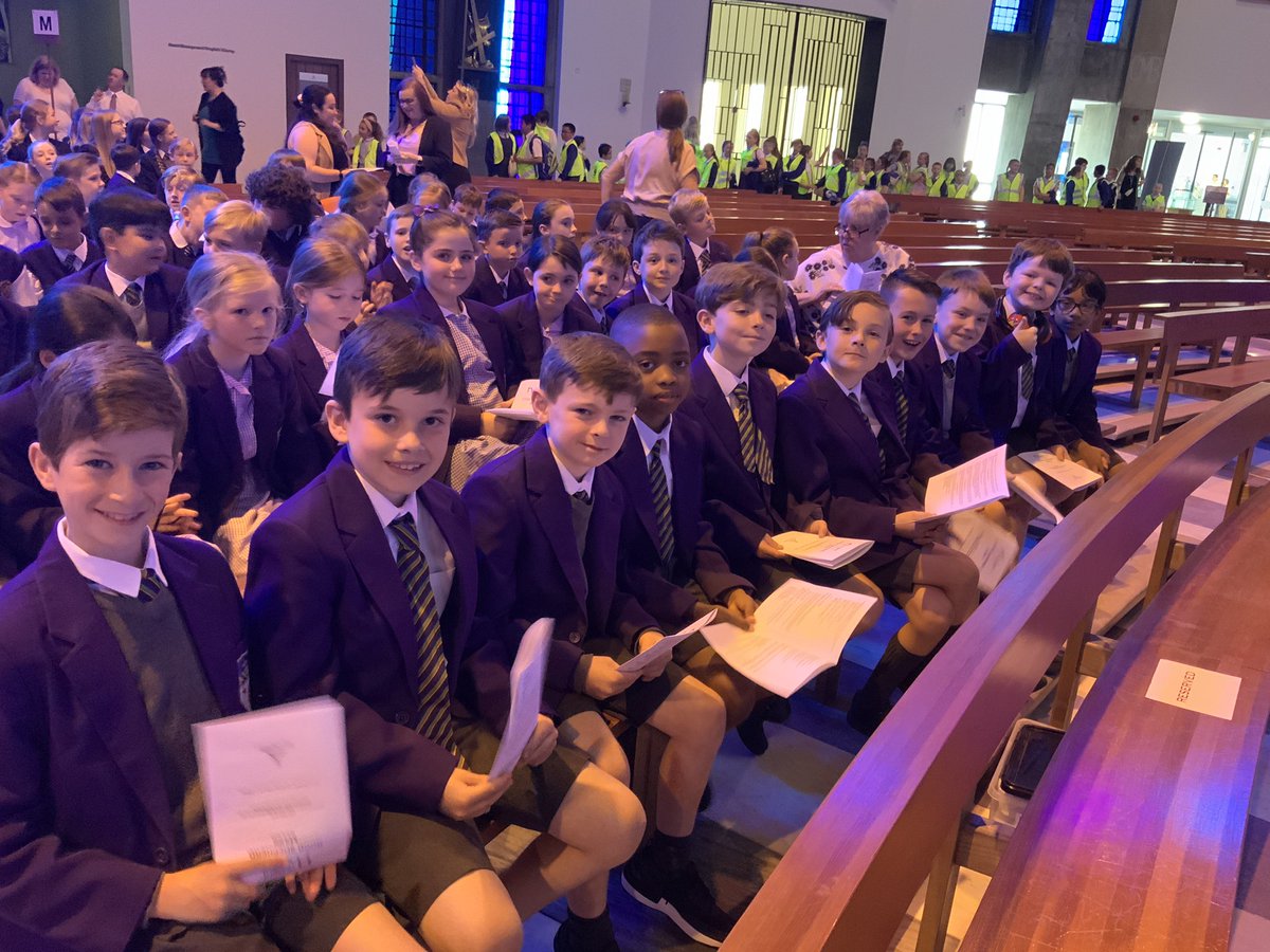 RunnymedeStEd's tweet photo. Year 4 attended the Good Shepherd mass today at the Liverpool Metropolitan Cathedral. #RunnymedeRE #Promotingthespiritual https://t.co/0Gi5LM0eys